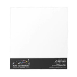 Berufliches Auto Body Paint Shop Automotive Notizblock