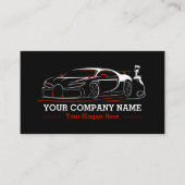 Berufliches Auto Body Paint Shop Automotive Visitenkarte (Vorderseite)
