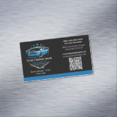 Berufliches Auto im Detail Autoabwasch-Unternehmen Magnetische Visitenkarte (Beispiel)