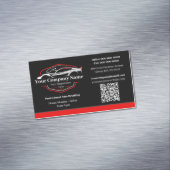 Berufliches Auto im Detail Autoabwasch-Unternehmen Magnetische Visitenkarte (Beispiel)
