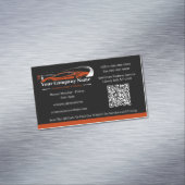 Berufliches Auto im Detail Autoabwasch-Unternehmen Magnetische Visitenkarte (Beispiel)