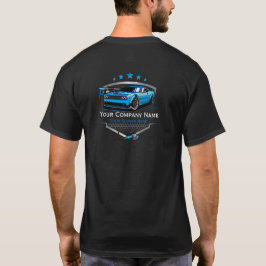 Berufliches Auto im Detail Autoabwasch-Unternehmen T-Shirt
