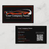 Berufliches Auto im Detail Autoabwasch-Unternehmen Visitenkarte (Vorne/Hinten)