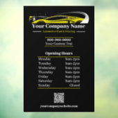 Berufliches Auto im Detail Autowaschanlage Fensteraufkleber (Blatt 3)