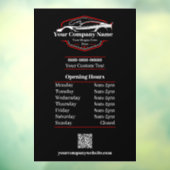 Berufliches Auto im Detail Autowaschanlage Fensteraufkleber (Blatt 3)