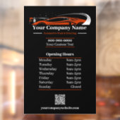 Berufliches Auto im Detail Autowaschanlage Fensteraufkleber (Blatt 2)