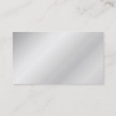 Berufliches Auto im Detail Imitate metallisch Visitenkarte (Rückseite)