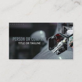 Berufliches Auto mit detaillierten Logoangaben für Visitenkarte