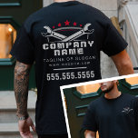 Berufliches Auto Reparatur-Logo Schwarze Rot Mecha T-Shirt<br><div class="desc">Erhöhen Sie die Professionalität Ihres Teams mit dem Beruflichen T - Shirt für die Reparatur von Auto mit dem Black Red Mechanic Logo, der Ihr Auto-Reparaturgeschäft mit Stil und Zuversicht präsentieren soll. Mit einem kühnen, männlichen Firmenlogo in schwarz und rot ist dieser T - Shirt perfekt für Mitarbeiter, die eine...</div>