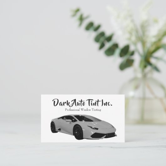 Berufliches Auto Visitenkarte (Stehend Vorderseite)