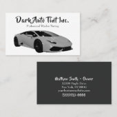 Berufliches Auto Visitenkarte (Vorne/Hinten)