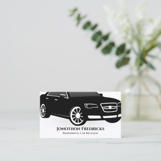 Berufliches Auto Visitenkarte (Stehend Vorderseite)