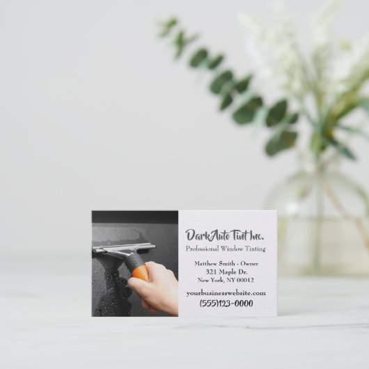 Berufliches Auto Visitenkarte (Stehend Vorderseite)