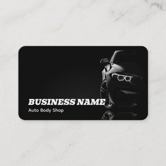 Berufliches Auto Visitenkarte (Vorderseite)