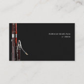 Berufliches Bassoon & White Visitenkarte (Rückseite)