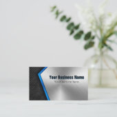 Berufliches Baumaterial Visitenkarte (Stehend Vorderseite)