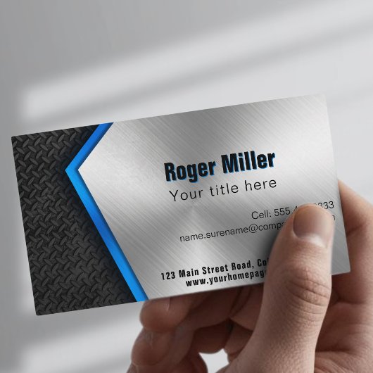 Berufliches Baumaterial Visitenkarte