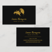 Berufliches Beauty Salon-Logo Visitenkarte (Vorne/Hinten)