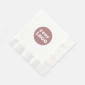 Berufliches benutzerdefiniertes Firmenlogo Serviette (Ecke)