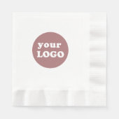 Berufliches benutzerdefiniertes Firmenlogo Serviette (Vorderseite)