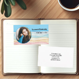 Berufliches benutzerdefiniertes Round-Foto für die Visitenkarte