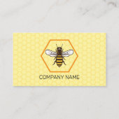 Berufliches Bienenzucht-Apiarist-Logo Visitenkarte (Vorderseite)