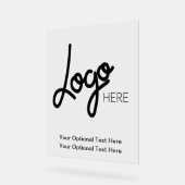 Berufliches Big Business-Logo Acrylschild (Winkel)