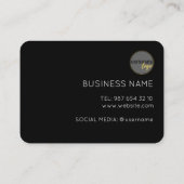 BERUFLICHES BLACK BUSINESS LOGO 10 LOYALTY CARD TREUEKARTE (Rückseite)