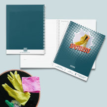 Berufliches blaues Weiß Haus - Reinigung Ernennung