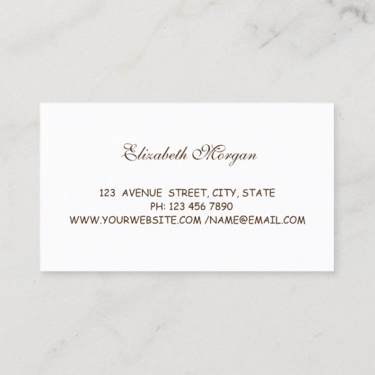 Berufliches Blumengebäck, Rotes Mischpult, Kochen Visitenkarte (Rückseite)