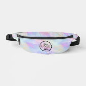 Berufliches Branding-Logo Iridescent Opal Stilvoll Bauchtasche (Vorderseite)