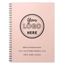 Berufliches Branding Minimalistisch-Rosa-Logo