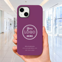 Berufliches Branding Minimalistisches Berry-Lila-L