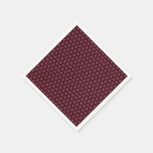 Berufliches Branding Minimalistisches Logo Burgund Serviette (Ecke)