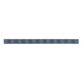 Berufliches Branding Minimalistisches Navy Blue Lo Ripsband (Vorderseite)