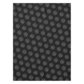 Berufliches Branding - Minimalistisches Schwarzes Tischdecke (Vorderseite)