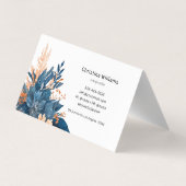 Berufliches Branding Modernes elegantes Marketing Visitenkarten (Rückseite)