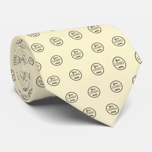 Berufliches Branding Modernes Groovy-Logo Krawatte (Gerollt)