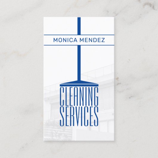 Berufliches Broomstick  Visitenkarte (Vorderseite)