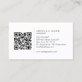 Berufliches Burgund, Moderne Weinkultur Visitenkarte (Rückseite)