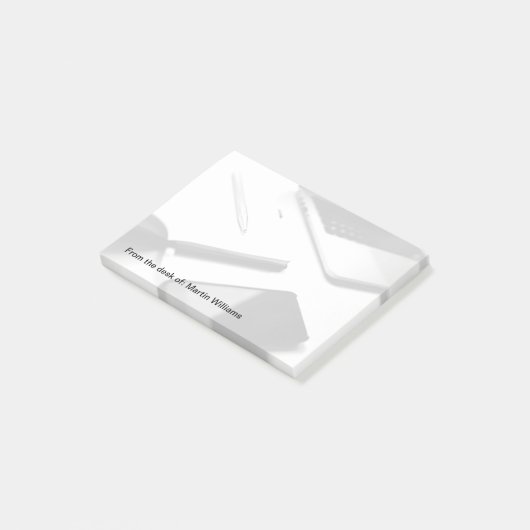 Berufliches Büro Post-it Klebezettel (angewinkelt)