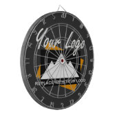 Berufliches Business Design Dartscheibe (Vorderseite Links)