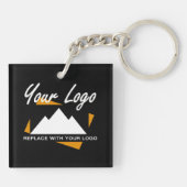 Berufliches Business Design Schlüsselanhänger (Rückseite)