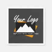 Berufliches Business Design Serviette (Vorderseite)