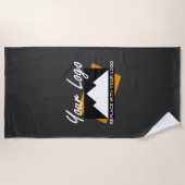 Berufliches Business Design Strandtuch (Vorderseite)