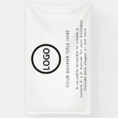 Berufliches Business-Logo Banner (Vertikal)