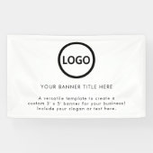 Berufliches Business-Logo Banner (Horizontal)