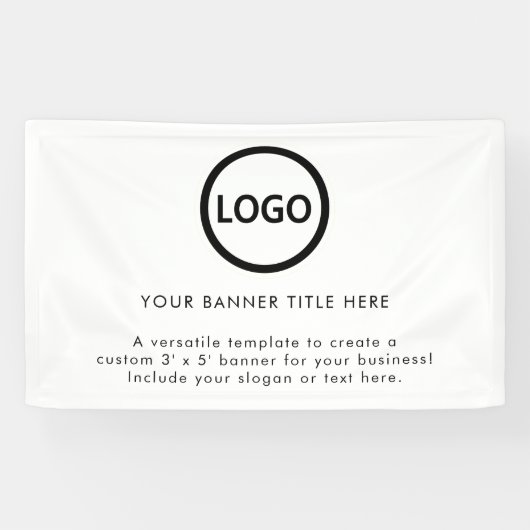Berufliches Business-Logo Banner (Horizontal)