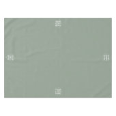 Berufliches Business-Restaurant mit grünen Logos Tischdecke (Vorderseite (Horizontal))