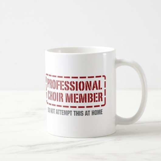 Berufliches Chor-Mitglied Kaffeetasse (Rechts)